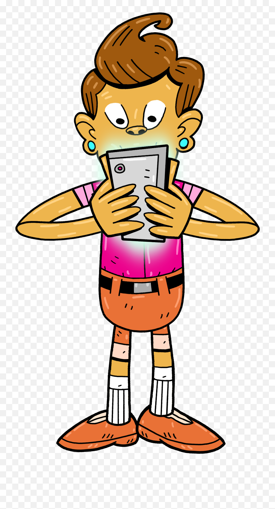 Texting Person Textingus Idiotus - Person Texting Clipart Person Texting Clipart Png,Texting Png