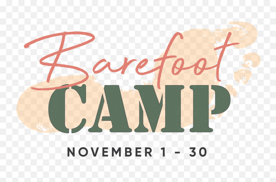 Barefoot Camp U2014 The Yoga Room - Boot Camp Png,Camp Logo