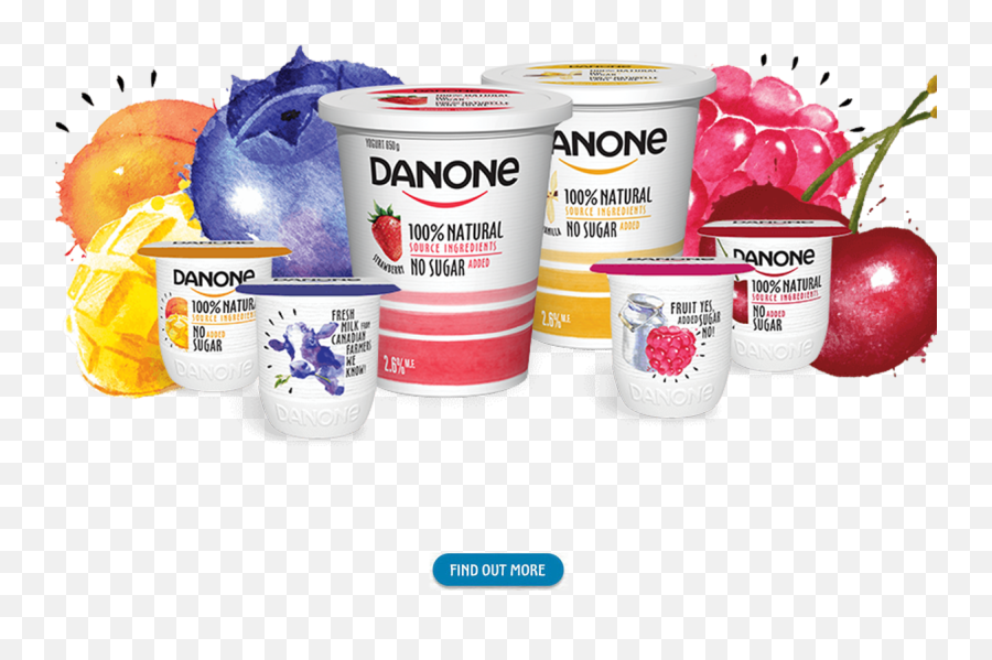 Welcome To Danone - No Sugar Added Danone Yogurt Png,100% Natural Png