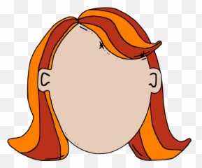 Teen Girl Cartoon Clip Art - Blank Face Image png