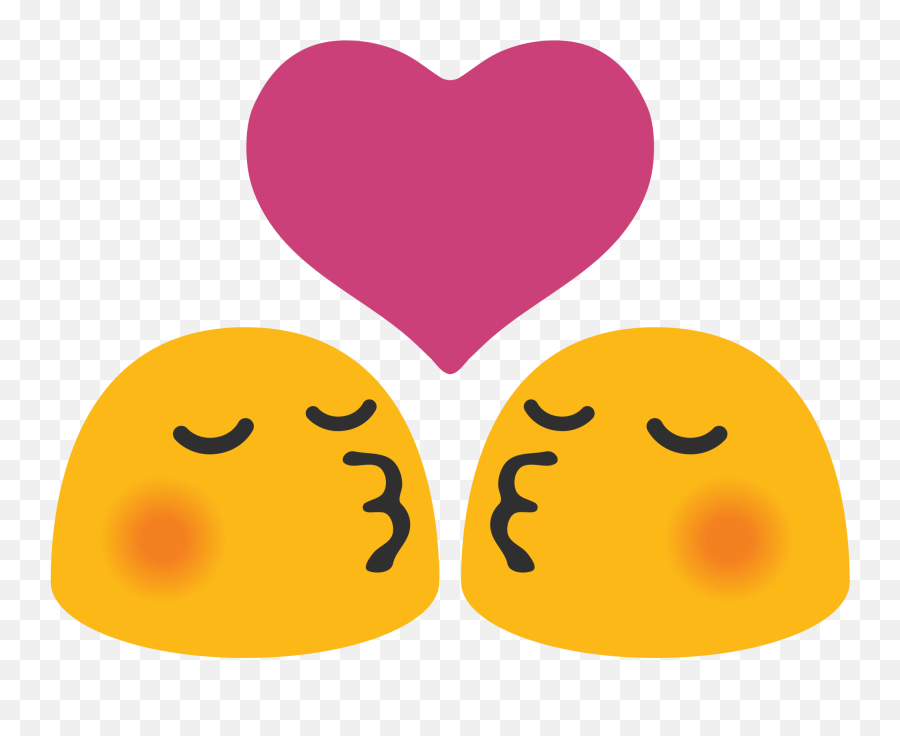 Kiss Emoji For Facebook Email Sms - Google Kiss Emoji Png,Kissing Emoji Png