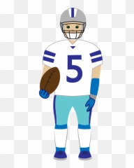 American Football Player Clipart - Americna png