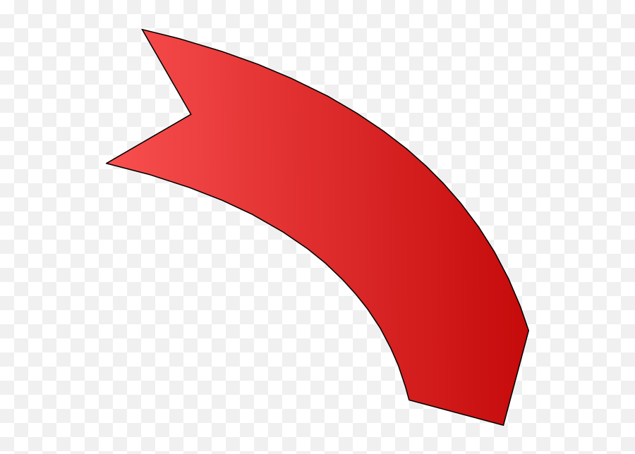 Red Arrow Clip Art Transparent - U Zavšeného Kafe Png,Red Curved Arrow Png