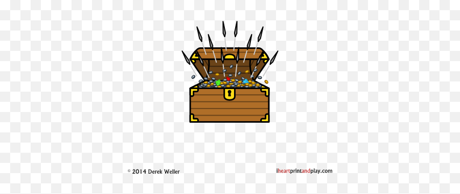 Download Trap Chest Needle Hail T - Cartoon Png,Dungeons And Dragons Png