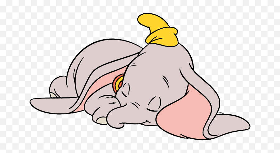 Dumbo Clip Art Disney Galore - Dumbo Sleeping Png,Dumbo Png