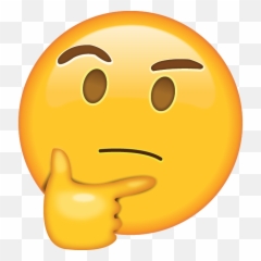 World Emoji Day And The Movie - Thinking Png