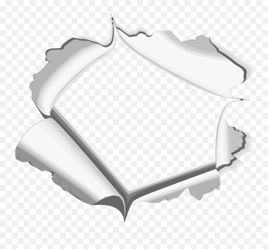 Torn Page Frame Clipart - Lovely Png,Torn Page Png