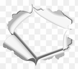 Torn Page Frame Clipart - Lovely png