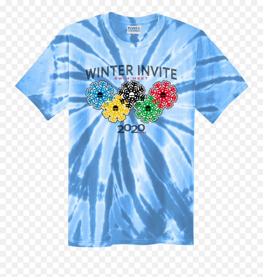 Spokane Waves Tie Dye T Png