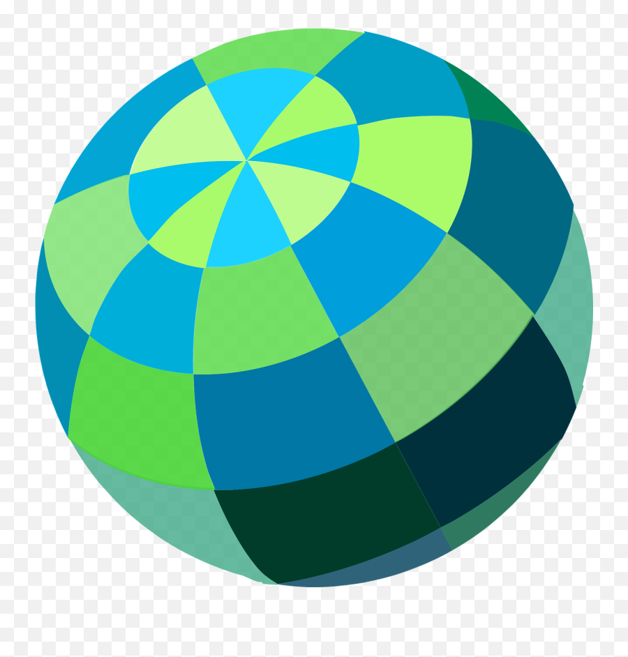 Beach Ball Blue - Bola Berwarna Png,Beachball Png