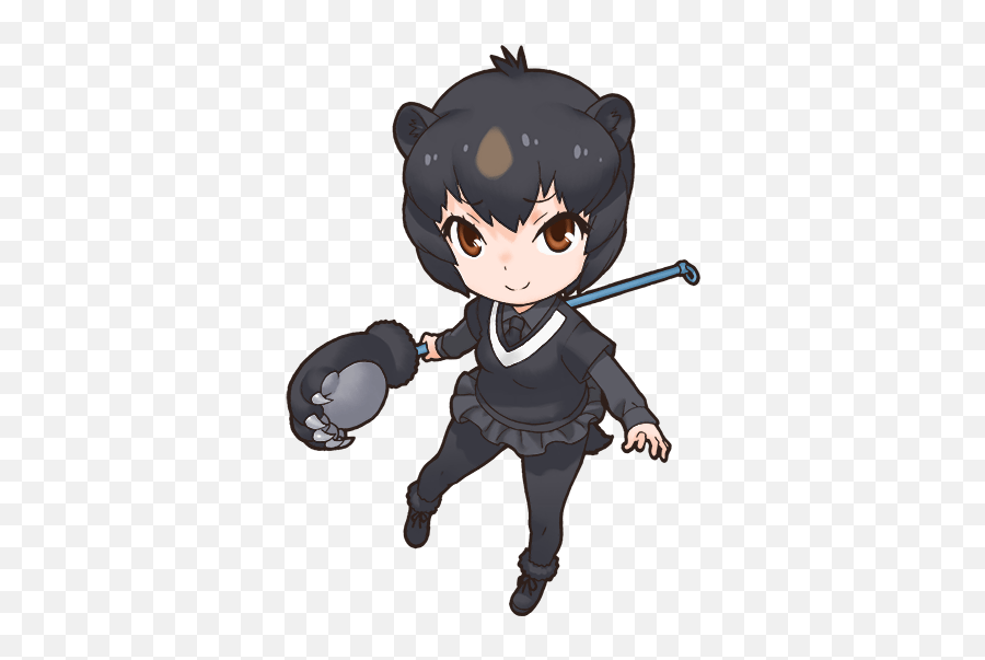 Japanese Black Bear - Japari Library The Kemono Friends Wiki Kemono Friends Japanese Black Bear Png,Black Bear Png