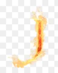 Burning Letter J Psd Official Psds - Fire Png