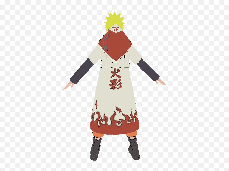 Hokage Naruto With Hat - Costume Png,Naruto Hokage Png