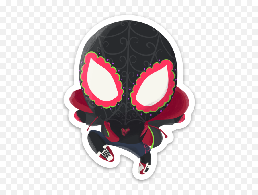 Miles Morales - Spider Man Day Of The Dead Png,Miles Morales Spiderman Logo