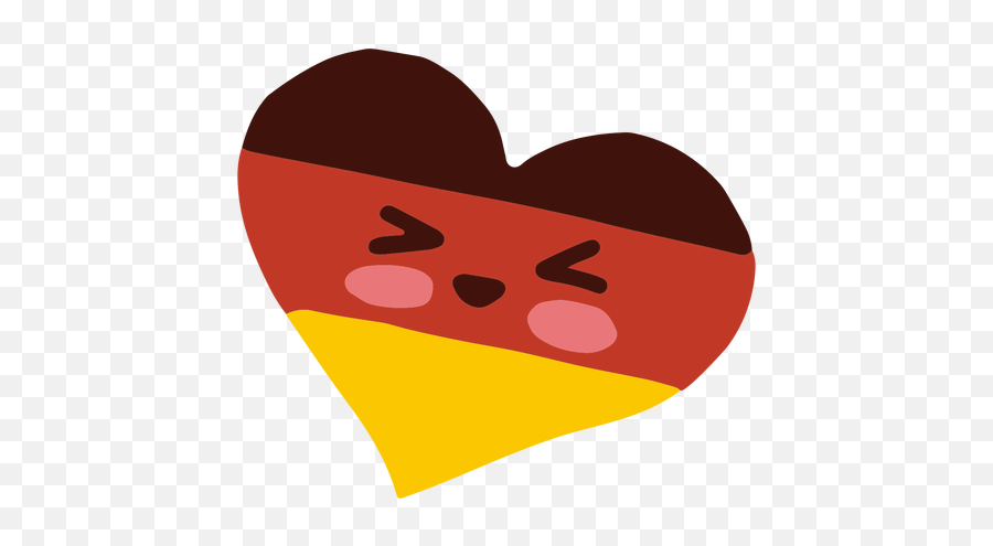 Transparent Png Svg Vector File - Bandera De Alemania Kawaii,Kawaii Heart Png