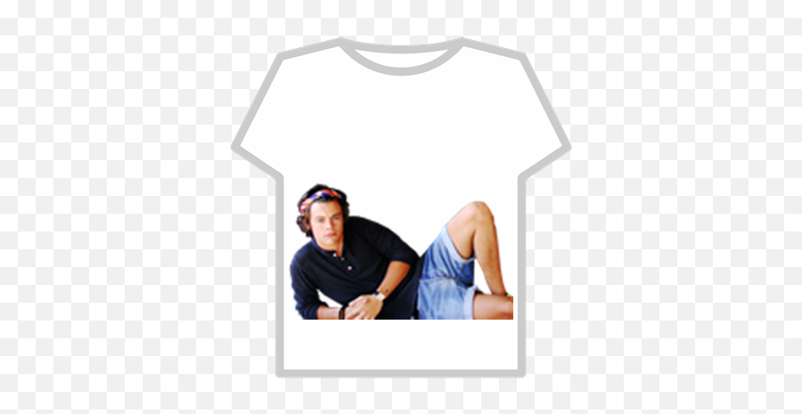Harry Styles Laying Down One Direction - Tshirt Roblox Roblox Boobs T Shirt Png,One Direction Transparents