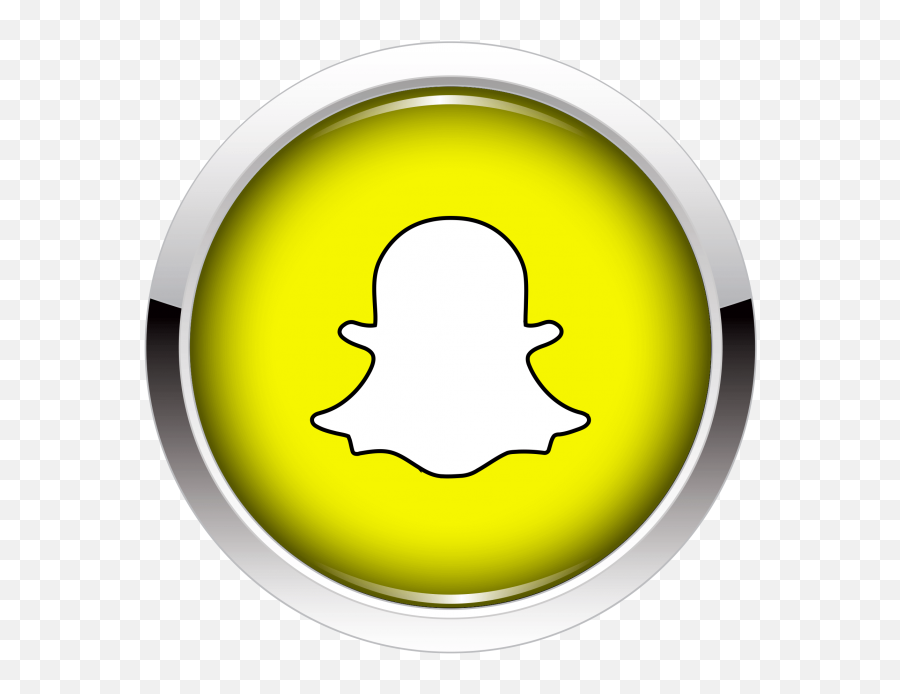 Snapchat Icon Button Png Image Free Download Searchpngcom - Circle,Snapchat Heart Filter Png