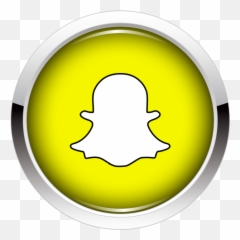 Snapchat Icon Button Png Image Free Download Searchpngcom - Circle