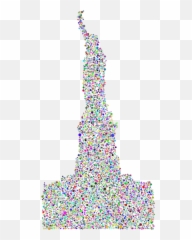 Pink Christmas Decoration Dress Png - Dot