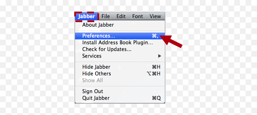 Settings Of Jabber For Mac Services - Cisco Jabber Audio Settings On Mac Png,Cisco Jabber Icon