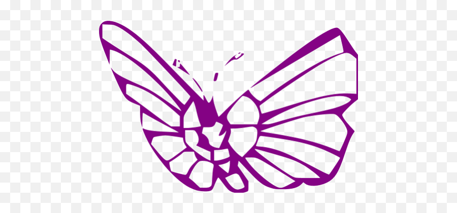 Purple Butterfly 2 Icon - Free Purple Butterfly Icons Purple Gif Transparent Butterfly Png,Butterfly Icon Image Girly