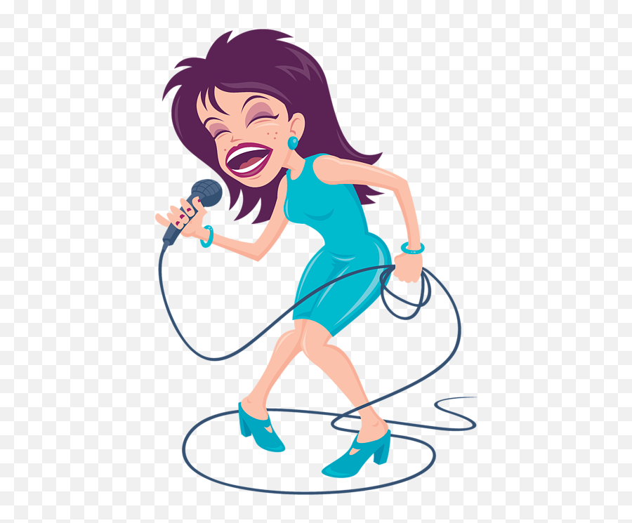 Singing Diva Female Pop Star Beach Towel - Singer Cartoon Png,Pop Icon Phone Case