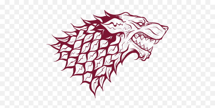 Stark Wolf Icon Of Doodle Style - Stark House Logo Png,Stark Png