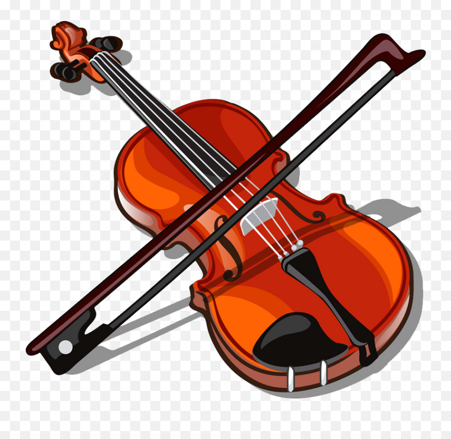 Violin Icon - Clipart World Percussion Wind Music Instruments Png,Fiddle Icon