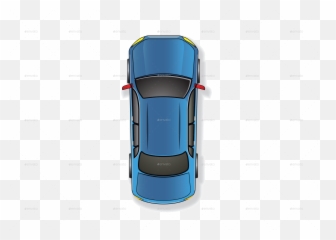 Car Top View Vector - Png