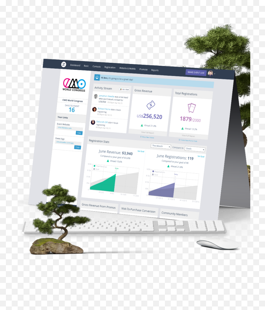 Demo Our Event Success Platform Menu Cta Bizzabo - Vertical Png,Event Website Icon