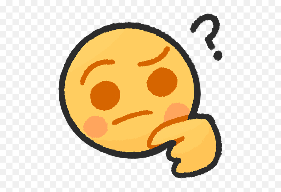 Free Photo What Emoji Icon Question Cartoon Chat Thinking - Emoji Png,Question Icon