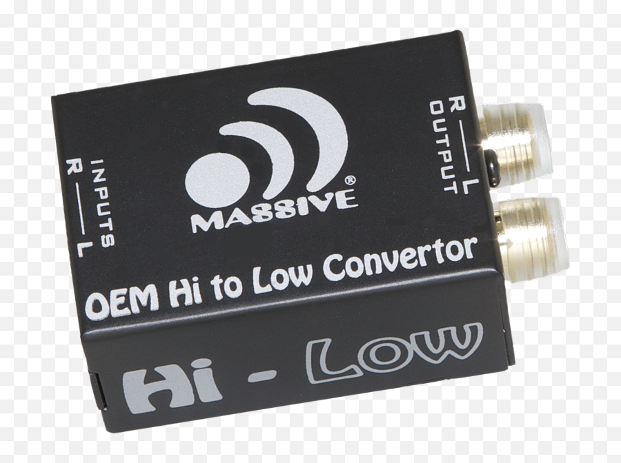 Hi - Low 2 Channel Hilow To Rca Converter Massive Audio Png,Rca Icon