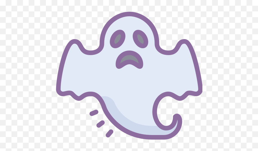 Sad Ghost Icon In Cute Color Style - Happy Png,Ghost Pokemon Icon