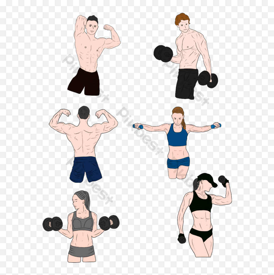 Fitness Silhouette Png Images Psd Free Download - Pikbest For Adult,Workout Silhouette Icon Vector Free