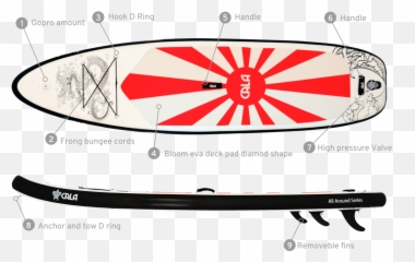 Mazu Cala Boards - Surfboard png