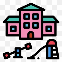 Kindergarten - Free buildings icons Downsizing Icon png