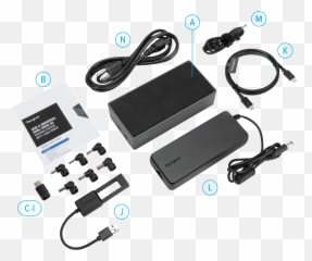 Hdmi And Displayport Docking Station With Power Order - Targus Universal Usb C Dv4k With png