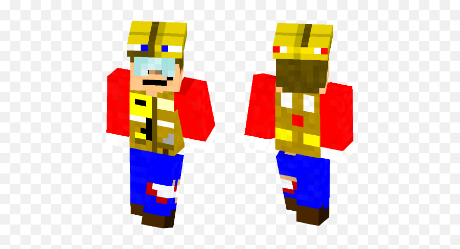 Download Maniac Bob The Builder Minecraft Skin For Free - Elf On The Shelf Minecraft Skin Png,Bob The Builder Png