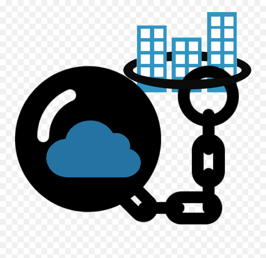 How To Avoid The Cloud Trap - Dzone Cloud Ball And Chain Drawing Png,Ball And Chain Icon