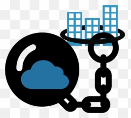 How To Avoid The Cloud Trap - DZone Ball And Chain Drawing Png