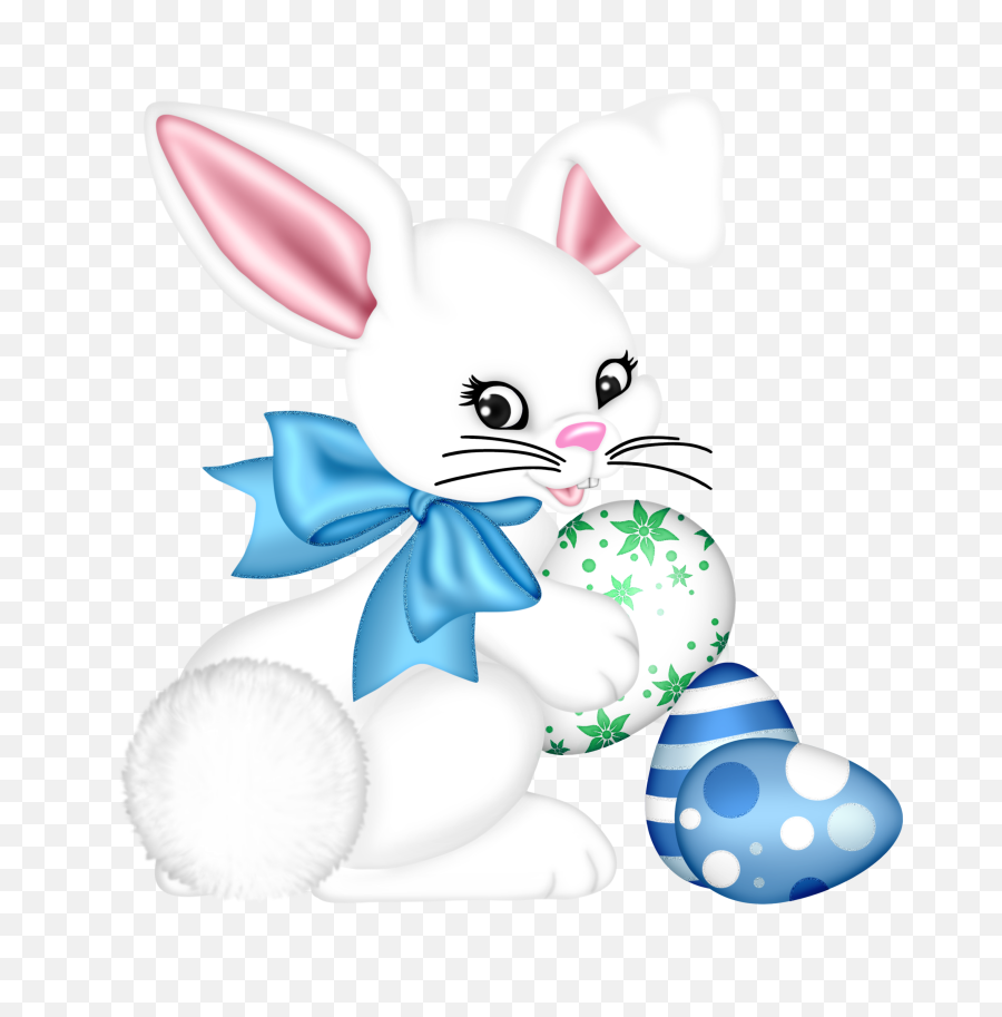 Download Transparent Easter Bunny And Egg Png Clipart - Transparent Easter Bunny,Bunny Transparent