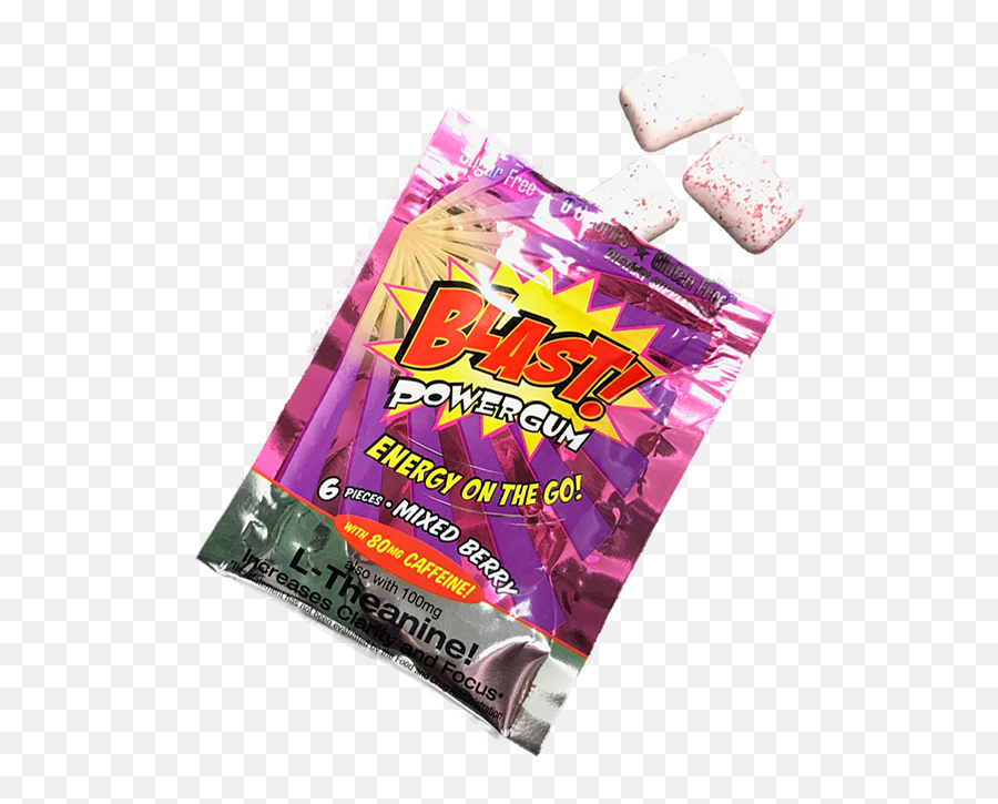 Blast Power Gum - Toffee Png,Energy Blast Png