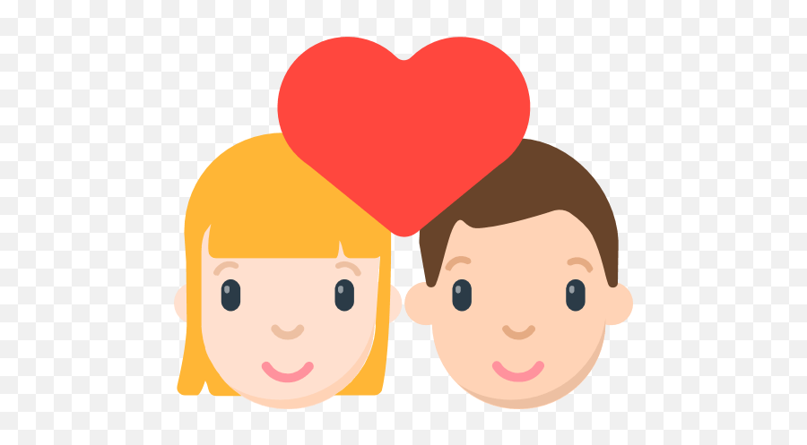 Emoji Couple Png Transparent Images - Facebook Couple Heart Emoji,Couple Png