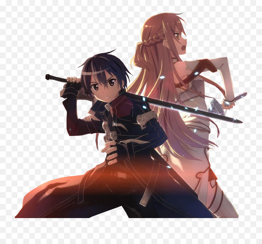 Asuna Wallpaper And Background Image - Sword Art Online Kirito Asuna Transparent Png,Kirito Png