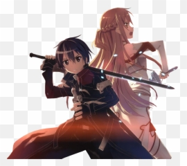 Asuna Wallpaper And Background Image - Sword Art Online Kirito Asuna Transparent Png,Kirito Png