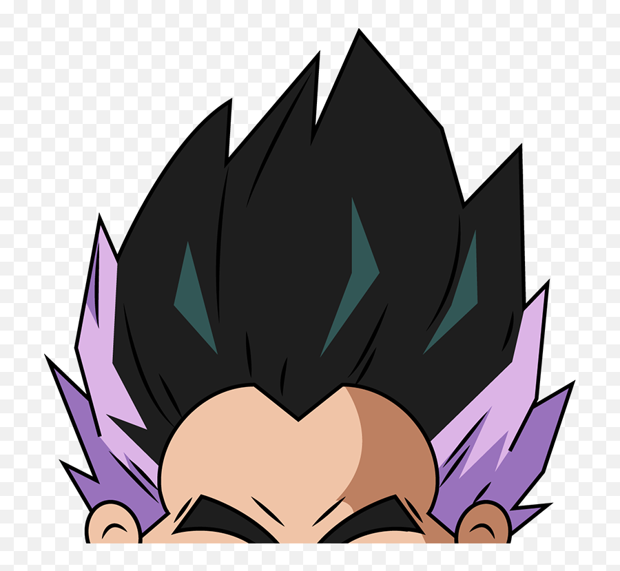 Gotenks Half Peeker - Illustration Png,Gotenks Png