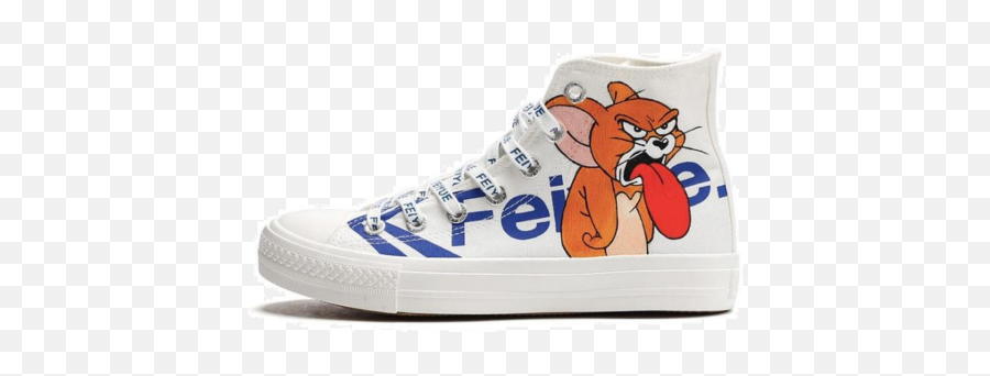 Feiyue X One Piece Doodle Casual Shoes - Tom And Jerry Cartoon Png,Tom And Jerry Transparent