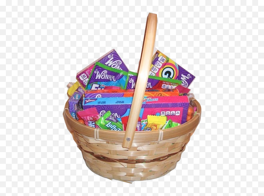 Willy Wonka Candy Gift Basket - Wonka Nerds Png,Basket Transparent