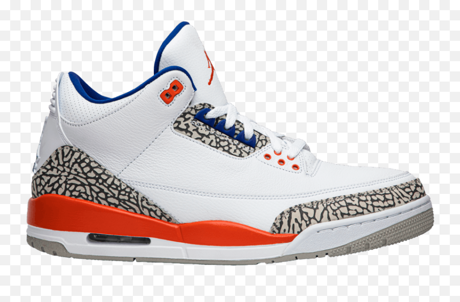 Air Jordan 3 Retro Knicks - Nike Shox Png,Knicks Png