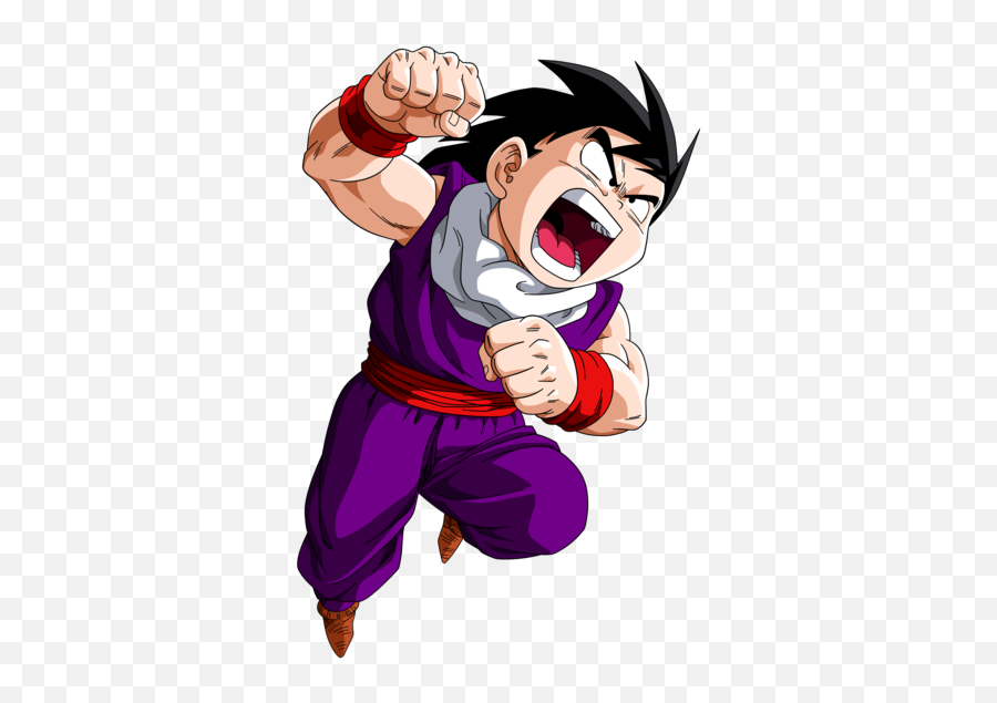 Kid Gohan Png 6 Image - Son Gohan Kid Png,Gohan Png